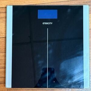 Etekcity Digital Body Weight Scale Glass Bathroom Scale Black